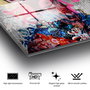 Wallity UV-726 Cuadro Decorativo de Vidrio Templado Multicolor 70 x 100 cm
